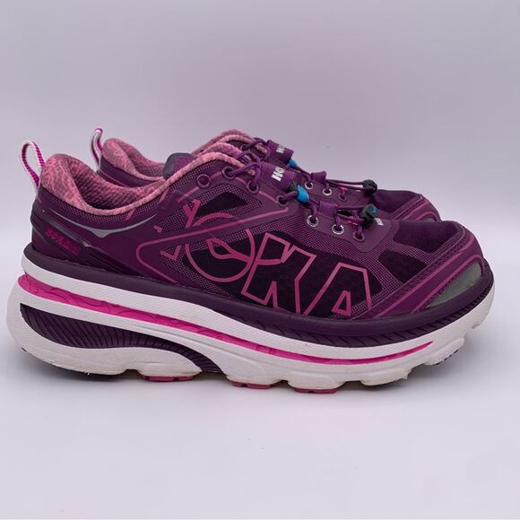 Hoka Shoes - Hoka Bondi 3 Women's Athletic Running Shoes  |   Size:  9